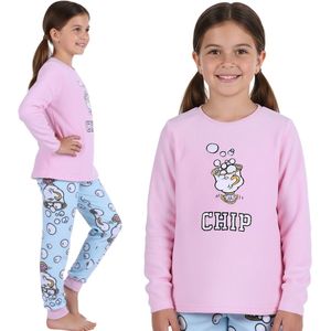 DISNEY Chip Potts WARM, damespyjama met lange mouwen, POLAR pyjama voor de winter