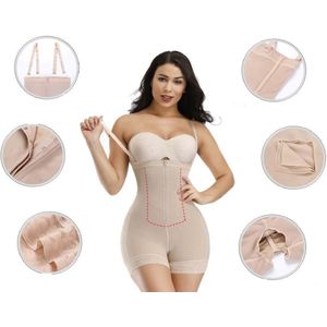 Professionele Body Shaper – Afslank Body – Anti Cellulitis - Corrigerend Vrouwen Ondergoed – Afvallen - body shaper vrouwen - met haakjes - met rits - Corrigerende Body - Slim Body