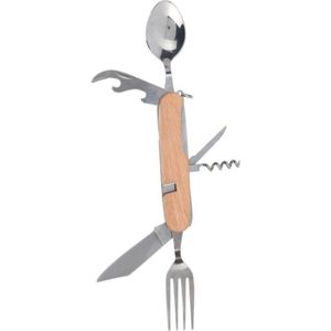 Redcliffs Survival mes - multifunctioneel met bestek - 8 functies - noodpakket - outdoor