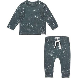 Noppies SET (2delig) Biologische kleding Dark Slade Met vlekprint - Maat 74