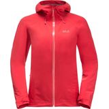 Jack Wolfskin - Highest Peak - Waterdicht Damesjack - Gerecycled Materiaal - Ventilatieritsen