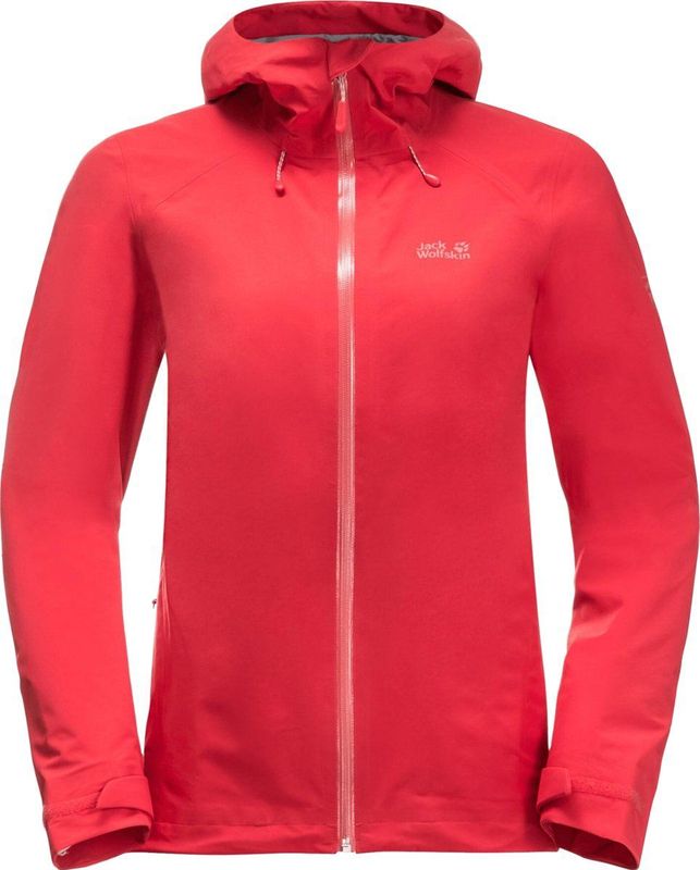 Jack Wolfskin - Highest Peak - Waterdicht Damesjack - Gerecycled Materiaal - Ventilatieritsen