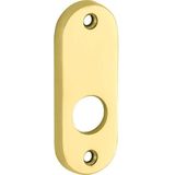 Krukrozetten - Ovaal - Messing Gelakt - Set van Twee