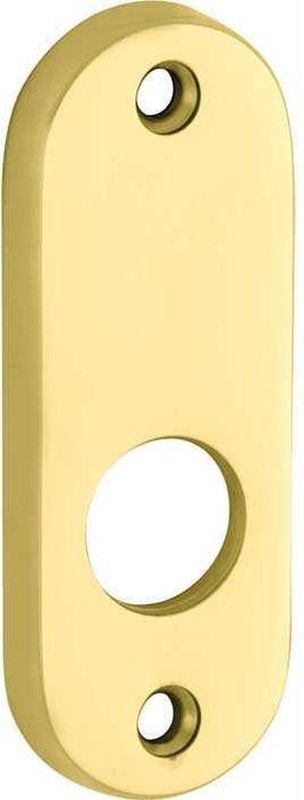 Krukrozetten - Ovaal - Messing Gelakt - Set van Twee