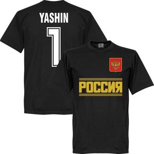 Rusland Yashin Team T-Shirt - Zwart - 3XL