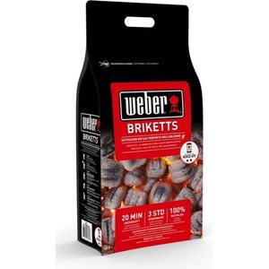 3 stuks - Weber - Briketten 4 kg