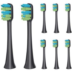 Vervangende tandenborstelkoppen voor elektrische tandenborstels - 8 stuks met hoezen
