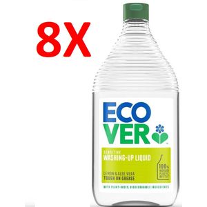Ecover Afwasmiddel Citroen Aloe vera Voordeel Verpakking 8x950ml