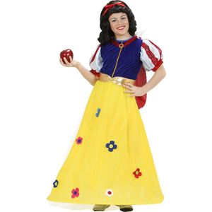 Sneeuwwitje Kostuum | Sprookjesboek Prinses | Meisje | Maat 140 | Carnaval kostuum | Verkleedkleding