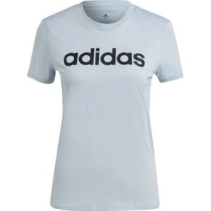 adidas Sportswear Essentials Slim Logo T-Shirt - Dames - Blauw- M