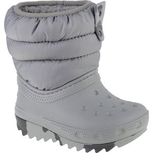 Crocs Classic Neo Puff Boot Toddler 207683-007, voor een jongen, Grijs, Sneeuw laarzen,Laarzen, maat: 27/28