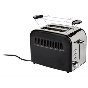 SILVERCREST® Broodrooster Zwart - 6 standen - Ontdooien en opwarmen - 920 W