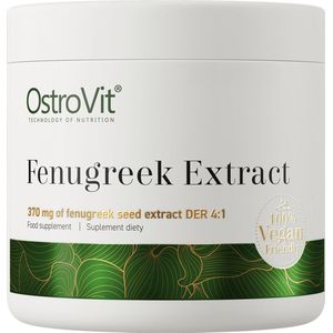 OstroVit - Fenugreek Extract - 100 g - Natural 100% Puur extract van fenegriekzaad - vegetariërs en veganisten – vrij van dierlijke ingrediënten - Supplement