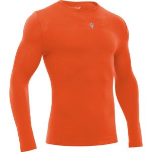 Macron Performance Shirt Lange Mouw Kinderen - Oranje | Maat: 140/152