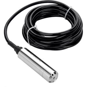 Vloeistofniveausensor DC 24V - 4-20mA - 0-5 m diepte - Roestvrijstalen waterniveausensor .