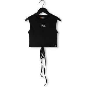 Rellix Cropped Singlet Rellix Tops & T-shirts Meisjes - Shirt - Zwart - Maat 164