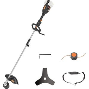 Accu Grastrimmer 40V - Draadloze Bosmaaier met Variabele Snelheid en Lange Schacht