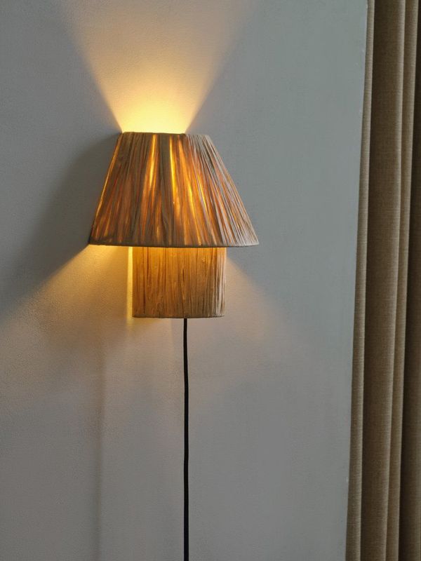 LEDVANCE - Decor Bamboo Paper Hut - Wandlamp - Bruin - 1XE27