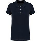 Kariban - K2001 - Damespolo - Navy - Korte Mouwen - Supima® Katoen