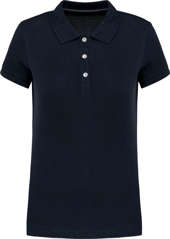 Kariban - K2001 - Damespolo - Navy - Korte Mouwen - Supima® Katoen