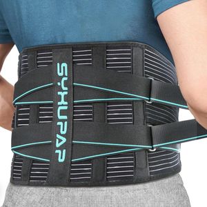 Rugsteunriem met 7 Metalen Steunen en Afneembaar 3D-Lendenkussen – Comfortabele Ondersteuning voor Rugpijn en Houding