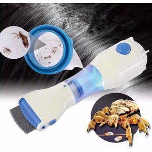 Elektrische luizenkam – Luizen bestrijden – Netenkam – Voor kinderen en volwassenen – Inclusief filters