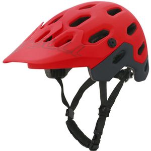 Fietshelm - Snorfiets Helm - Fietshelm Volwassenen Elektrische Fiets - Fiets helm Elektrische Fiets - Bike Helmet -Rood-54-58CM