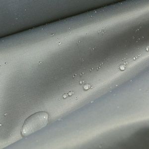 Waterdichte Outdoor Stof voor Regenkleding en Zeilen - Katoenmix, 150 cm Breed, Blauw Grijs