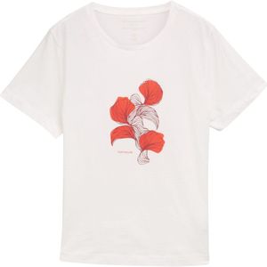 TOM TAILOR - 12099 - T-shirt - Gebroken Wit - Biologisch Katoen