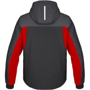 Spidi Hoodie H2Out II Black Anthracite Fluo Red XL - Maat - Jas