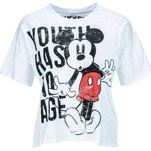 Frogbox • wit t-shirt Youth has no age • maat S