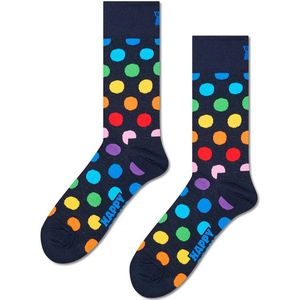 Happy Socks - Big Dot - Sokken - Blauw - Unisex