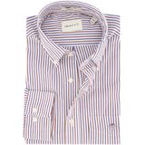 GANT REG Classic POPLIN Stripe, rood, S