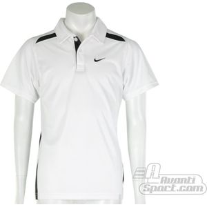 Nike - Club Short Sleeve Polo - Tennis Polo - 128 - 140 - Wit/Zwart
