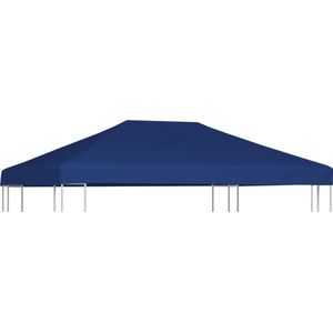 VidaXL Prieeldak 310 g/m² 4x3 m - Blauw