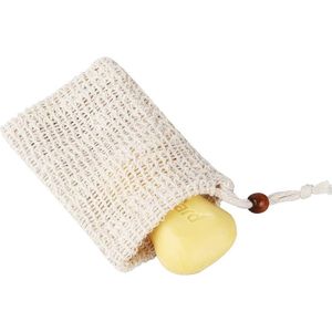 3x Sisal Zeepzakje voordeelverpakking - Herbruikbaar - Shampoobar zakje - Zeepbar zakje - Huidverzorging - 100%natuurlijk sisal zeepzakje