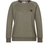 naketano - Sweatshirt - Kaki - Effen - Lange Mouw