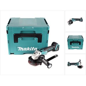 Makita DGA 504 ZJ Snoerloze haakse slijper 18V 125mm Brushless Solo + Makpac - zonder accu, zonder lader
