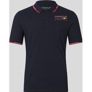 Red Bull Racing Logo Polo Blauw 2023 XXL - Max Verstappen - Sergio Perez - Oracle