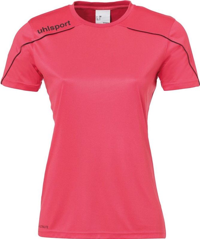 Uhlsport - Stream 22 - Sportshirt - Roze/Zwart - Korte Mouw Dames