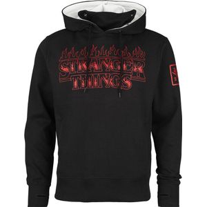 Stranger Things Hellfire Club Heren Trui met capuchon - zwart - S