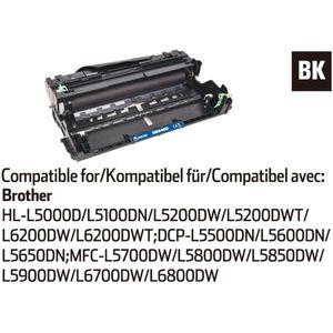 INKFIND DR3400 drum unit compatibel met Brother DR3400 DR-3400 - 1-pack Zwart