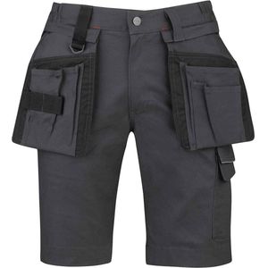 STØRVIK Thijs Stretch Korte Werkbroek Heren - Werkshort - Maat XS - Antraciet