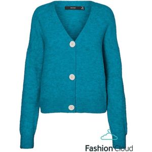 Vero Moda Lefile Ls V-Neck Cardigan BLAUW XS