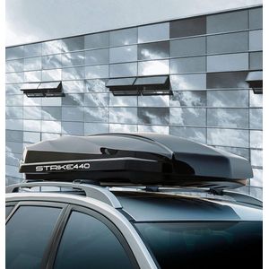 440 liter zwart hoogglans dakkoffer bagagebox - Strike Bagagebox