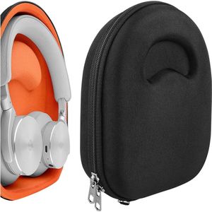 Compatibel met Bang & Olufsen Beoplay H95 H9i H9 H8 H8i H6 H4 H2 - Shield Hoofdtelefoon Hoesje Vervangende Hard Shell Draagtas - Zwarte Case met Kabelopslag