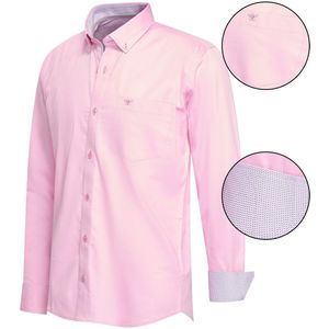 Cappuccino Italia - Stretch Overhemd - Roze - Heren Overhemden