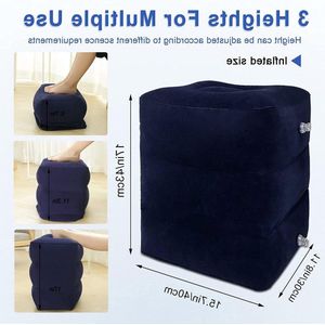 Opblaasbare voetsteun voor kinderen - 2 stuks - blauw