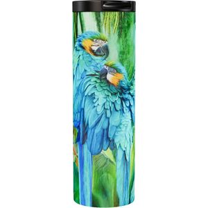 Papegaai Ara Gold Blue Macaw - Thermobeker 500 ml