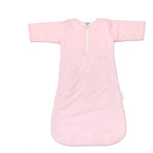 Pacco winterslaapzak - baby - met afritsbare mouwen - 110 cm - roze - jersey katoen